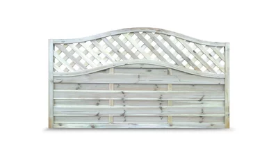 Klikstrom Mokcha Traditional Pressure Treated Green Wooden Fence Panel (W)1.8M (H)1.05M