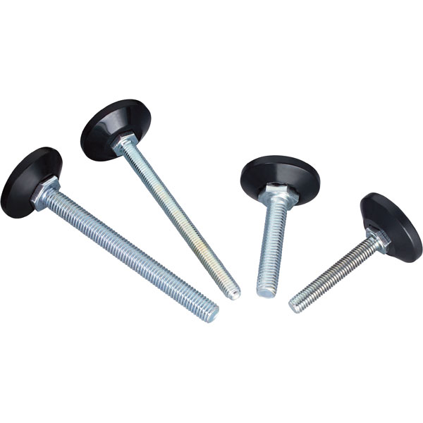 PB Fastener 148 3005 699 11 Black Polypropylene Foot M10 50mm