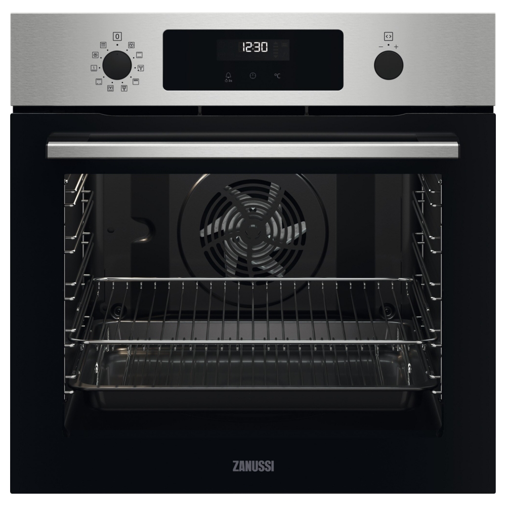 Zanussi Selfclean Electric Oven - Stainless Steel Zopnx6x2