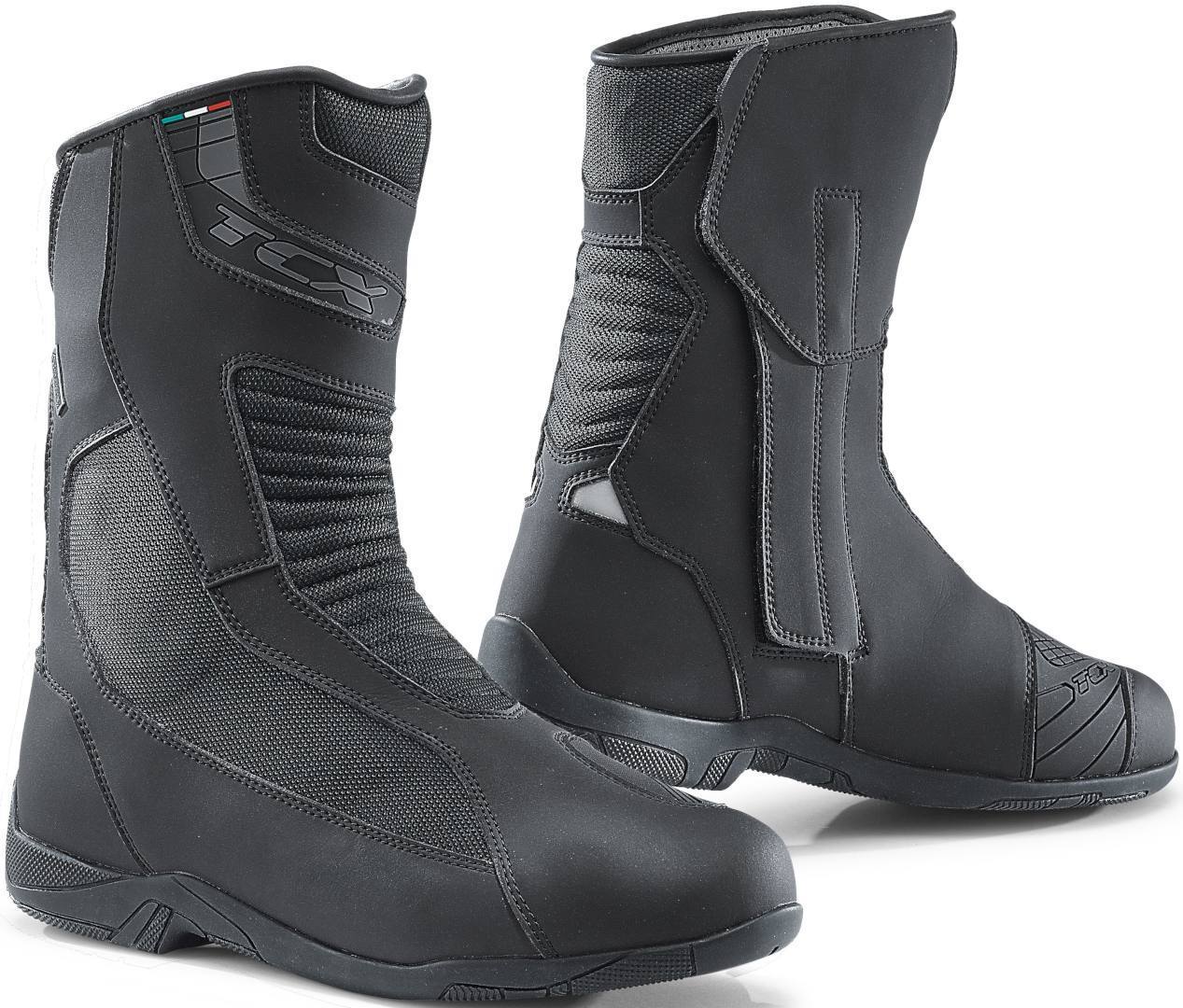 TCX 7757 TCX Explorer 4 Gore-Tex Motorcycle Boots, black, Size 46, black, Size 46