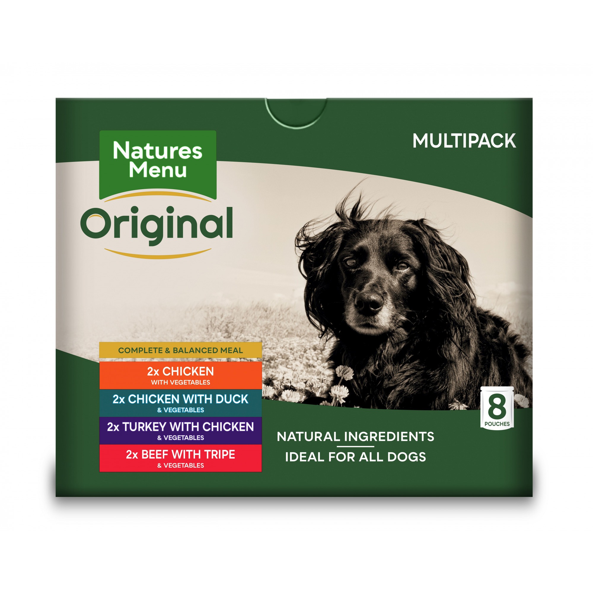 Natures Menu Multipack Adult Dog Food Pouches 300g x 8