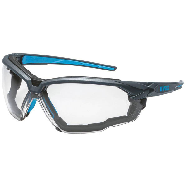 Uvex 9181180 Lunettes de protection gris, bleu, incolore