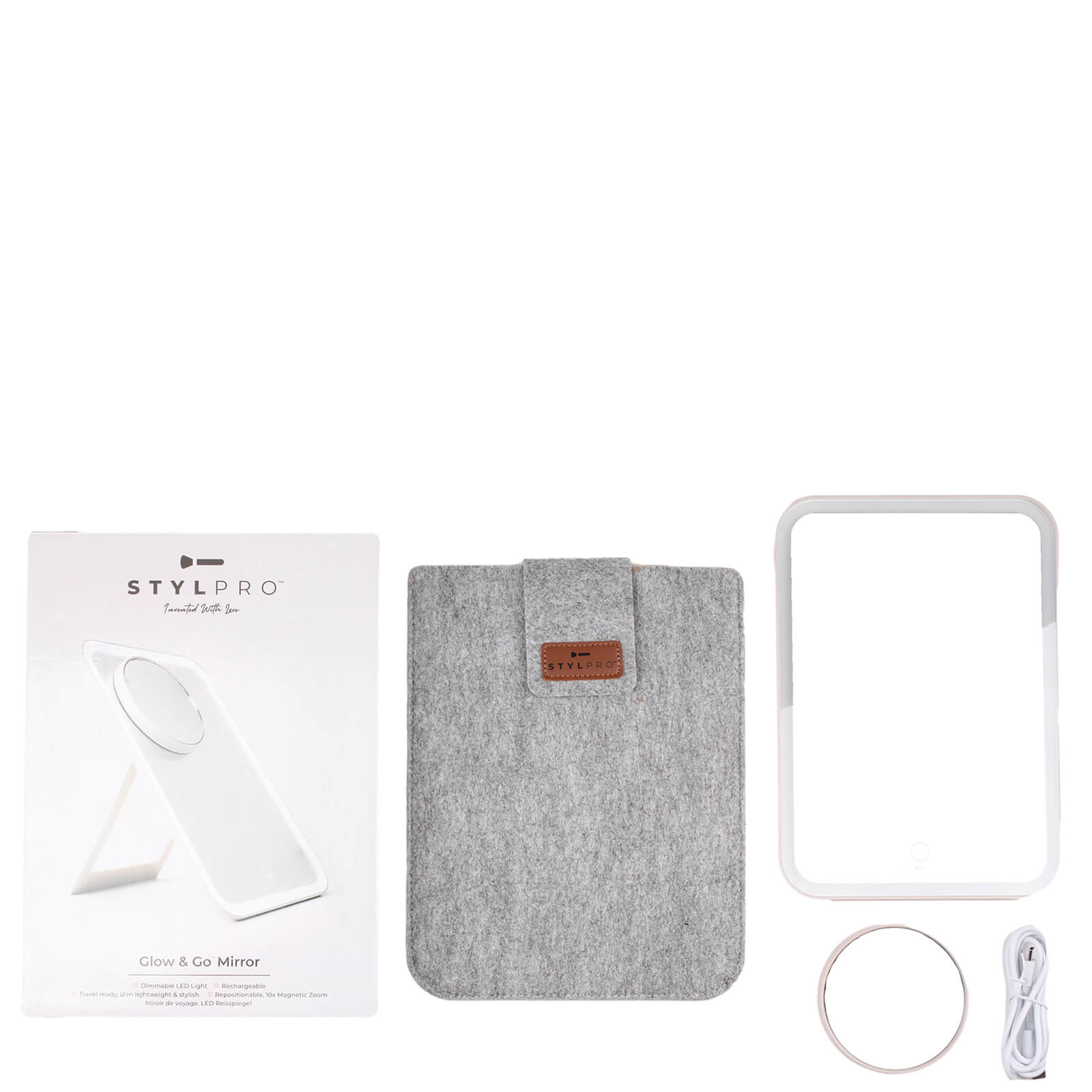 Stylideas STYLPRO Glow & Go LED Travel Mirror