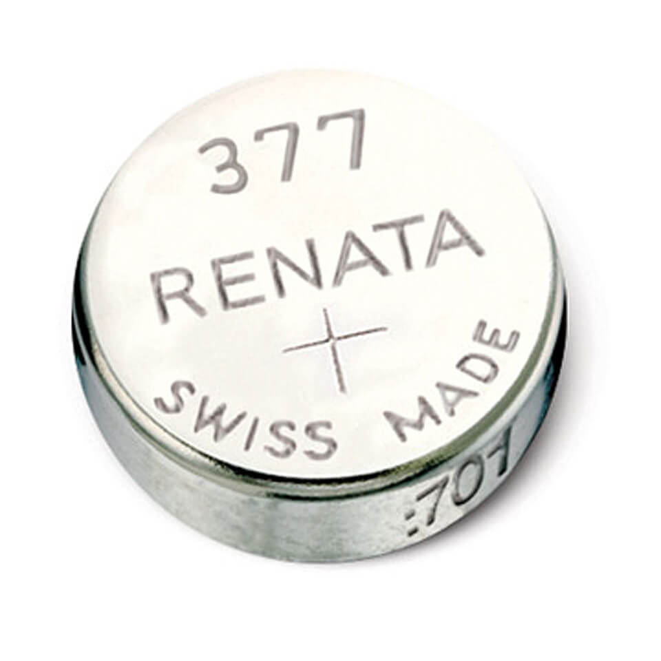 Battery for analogue watches