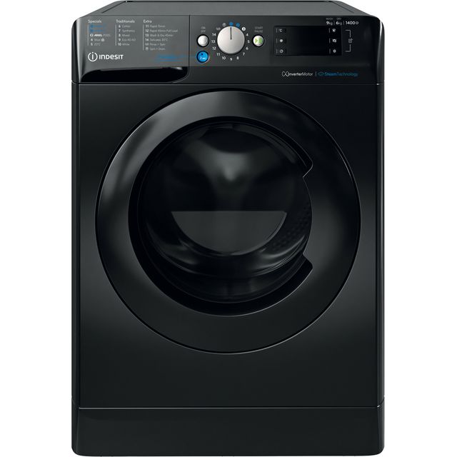 Indesit Innex Bde 96436 Kv Uk 9kg / 6kg Washer Dryer With 1400 Rpm - Black - D Rated