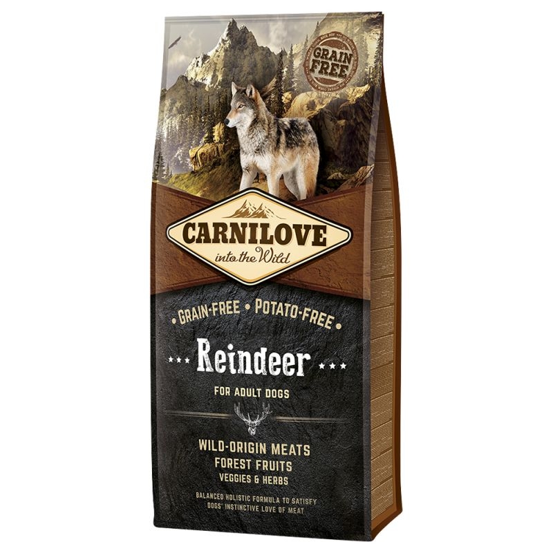 CARNILOVE Adult Dog Food 12KG - Reindeer