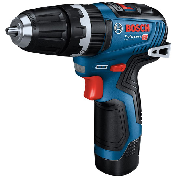 Bosch GSB 12V-35 12v Cordless Brushless Combi Drill 2 x 3ah Li-ion Charger Case
