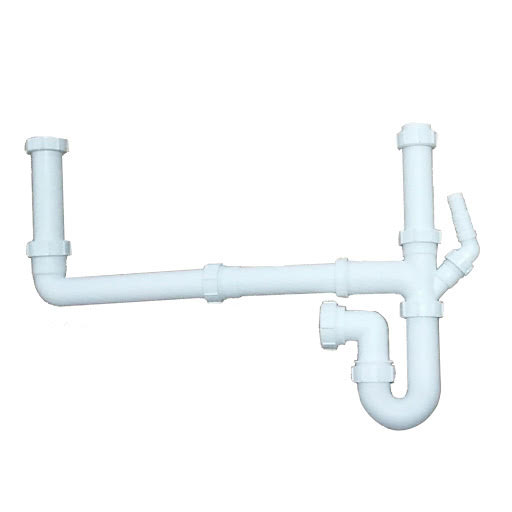 Sauber Pipe Kit for 2 Bowl Kitchen Sinks