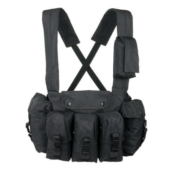 Mil-Tec Chest Rig Carrier Black