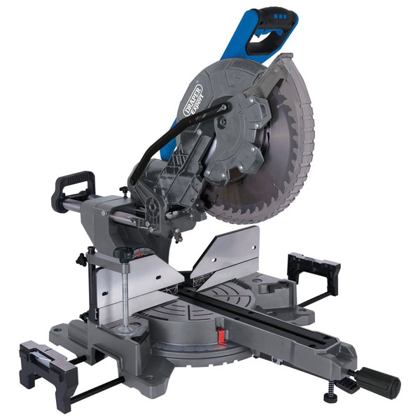 Draper 79901 305mm Double Bevel Sliding Compound Mitre Saw 2000W 230V