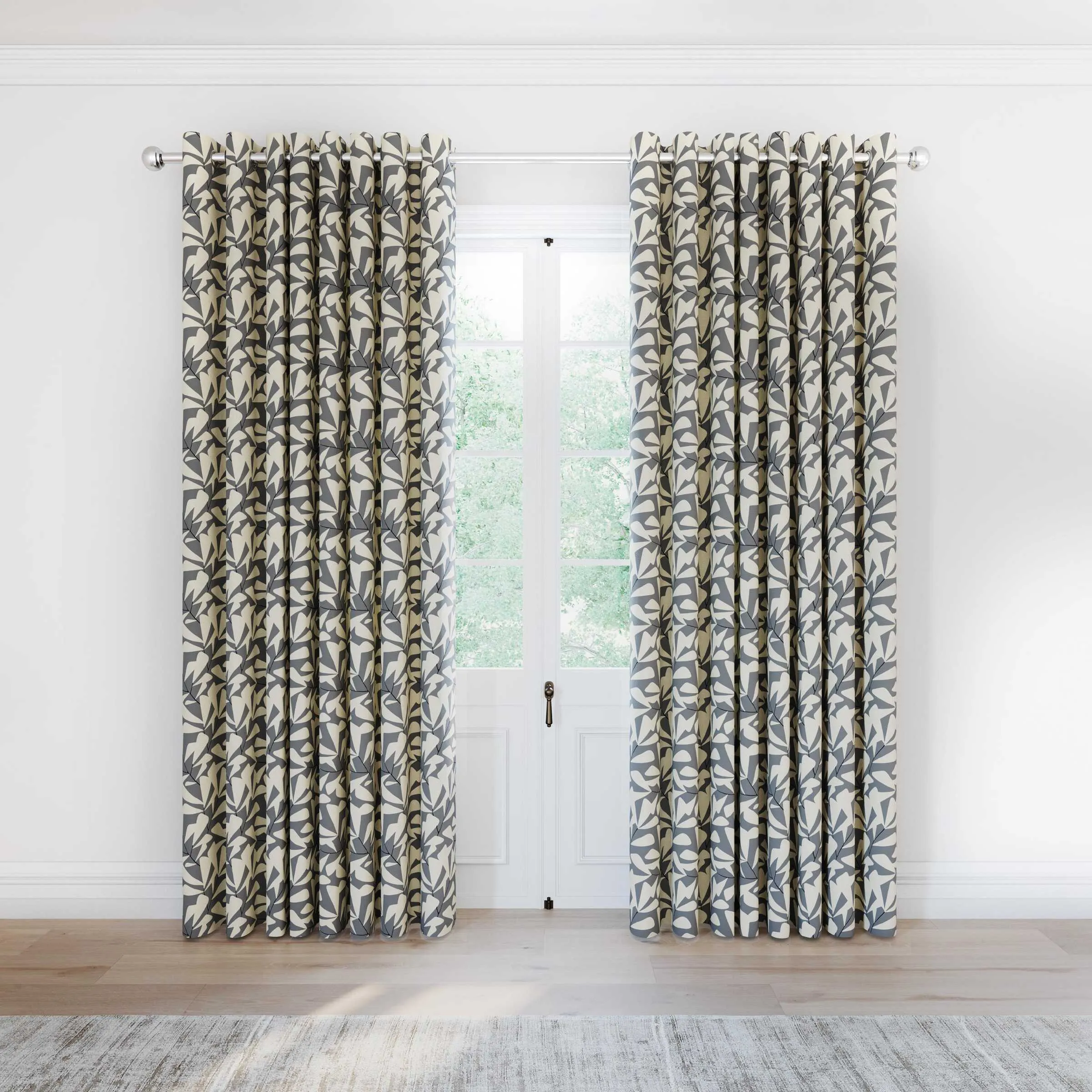 'Leni' Cotton Lined Curtains