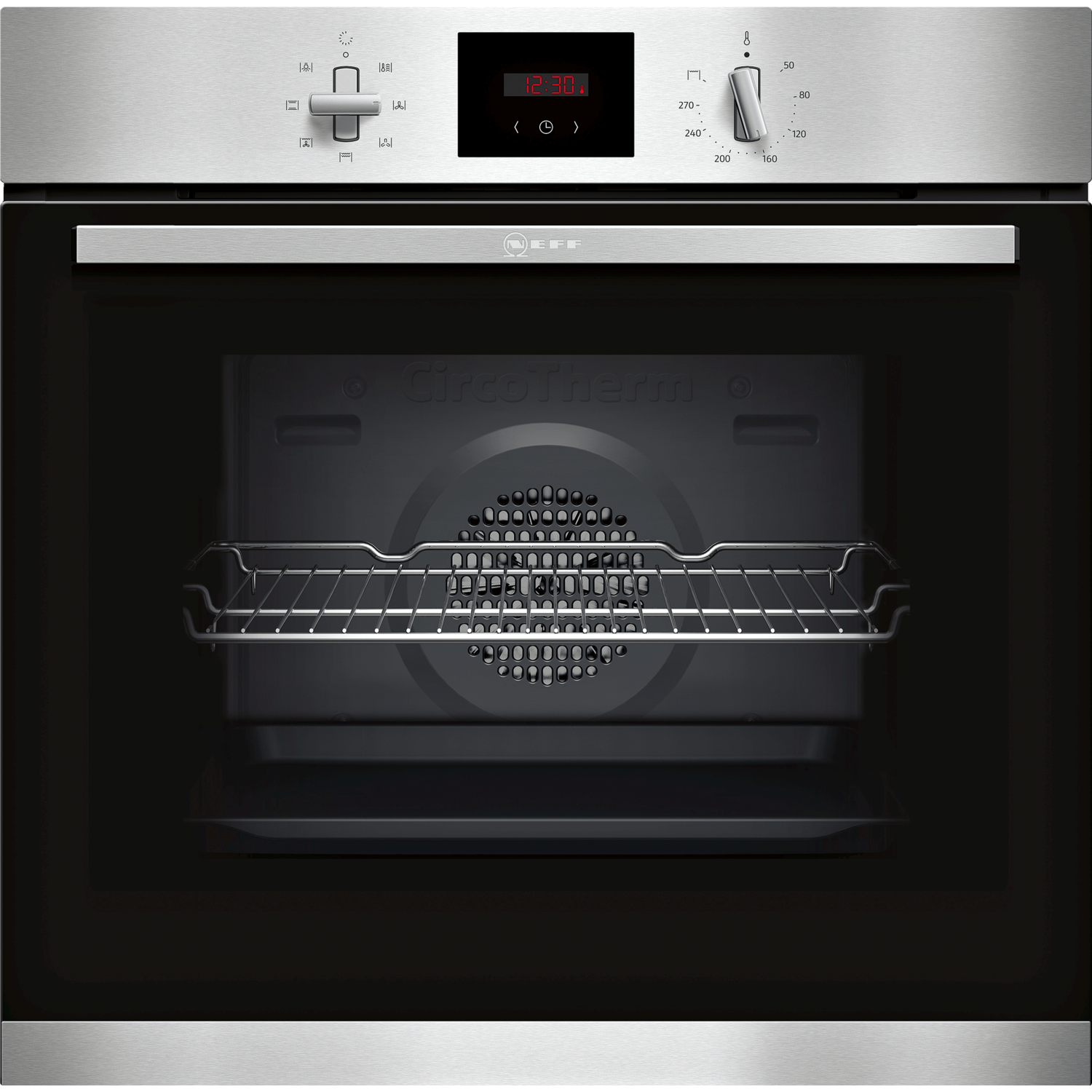 NEFF N30 B1GCC0AN0B Built In Electric Single Oven - Stainless Steel - A Rated