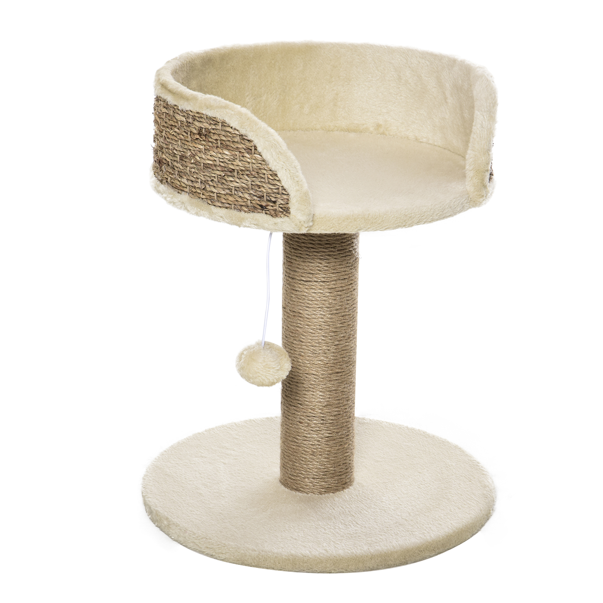 PawHut 49cm Irving Cat Perch brown