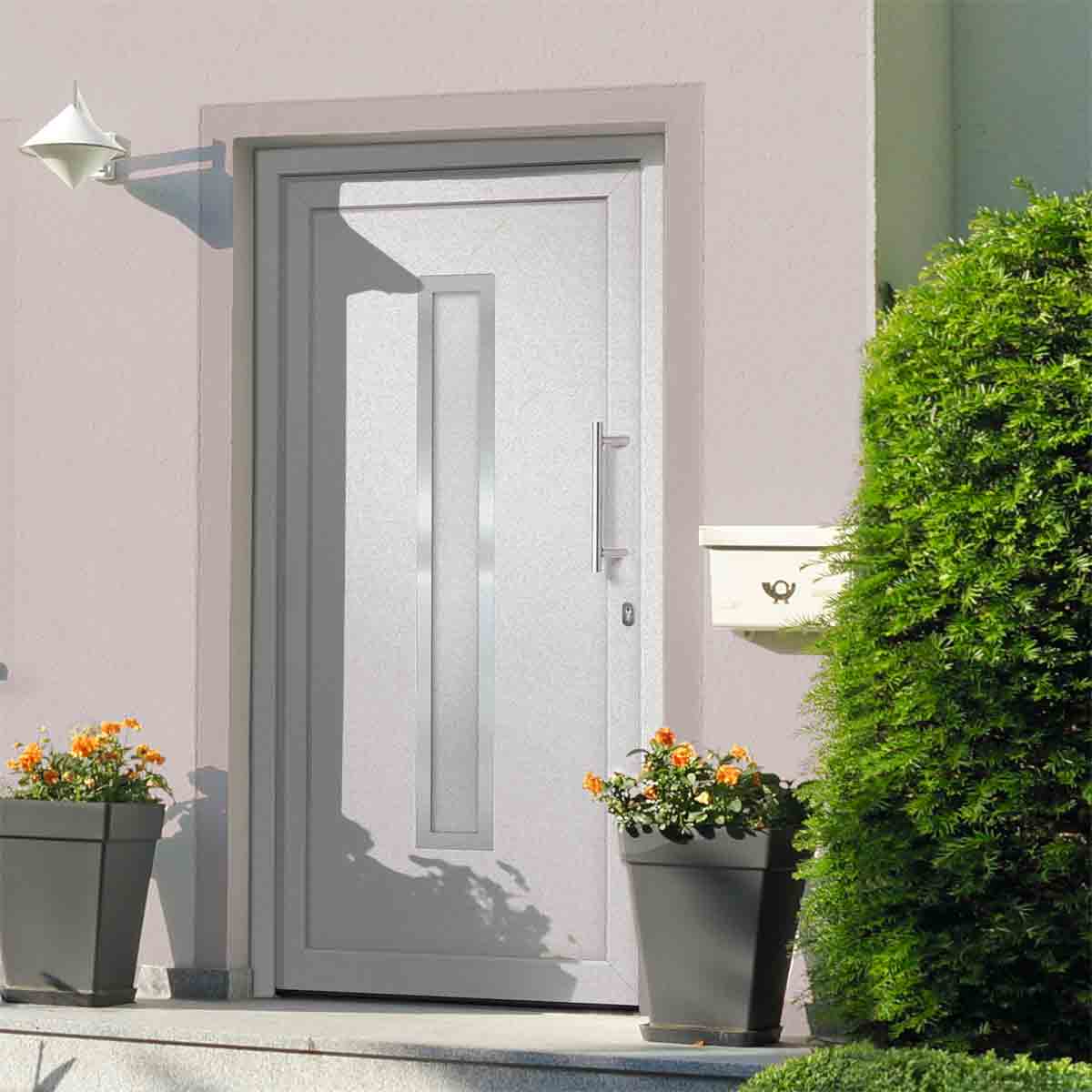 VidaXL Front Door White 98x200 cm