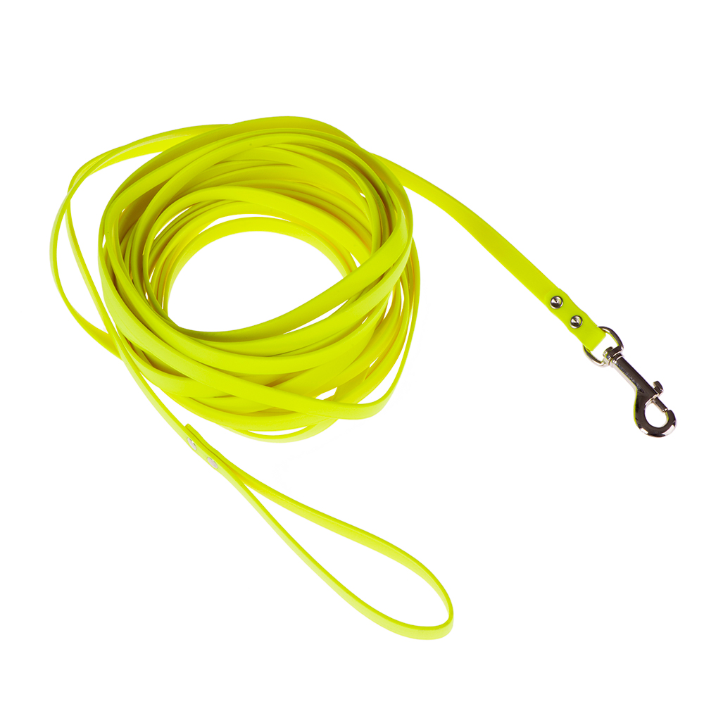 Heim Biothane® Long Dog Lead - Fluorescent Yellow - 10m