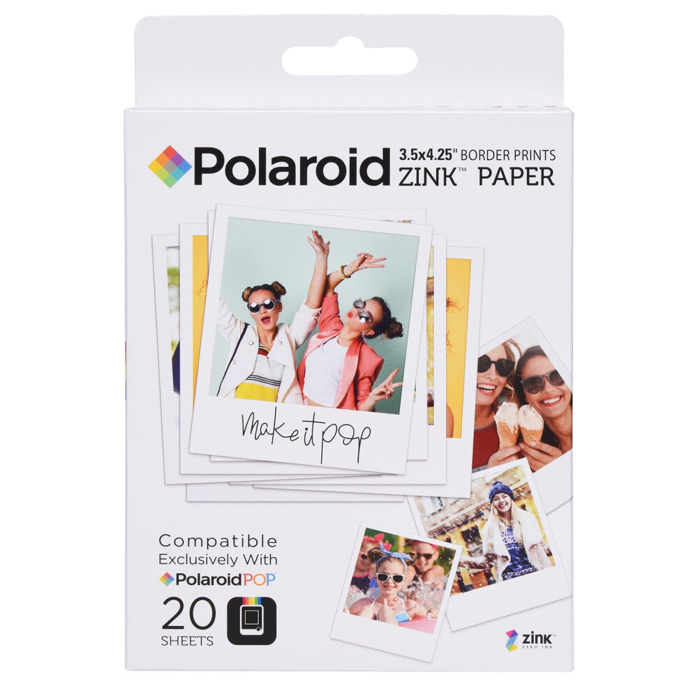 Polaroid Zink POP film 20 pack-Multi Multi