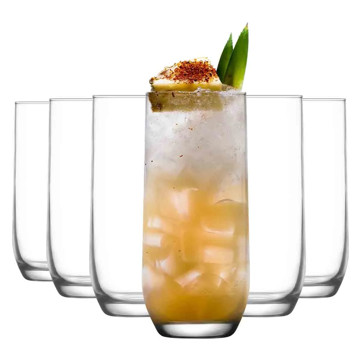 Sude Highball Glasses - 315ml - Clear - Pack of 6