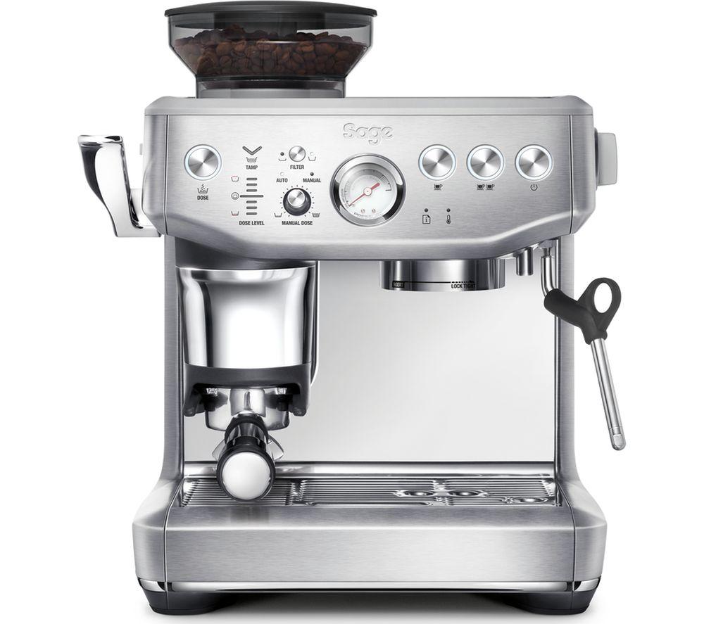 Sage Appliances SAGE Barista Express Impress Bean to Cup Coffee Machine - Stainless Steel, Stainless Steel