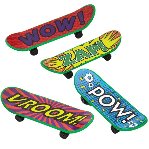 Amscan International Ltd Mini Finger Skateboards - 8cm (4pk)