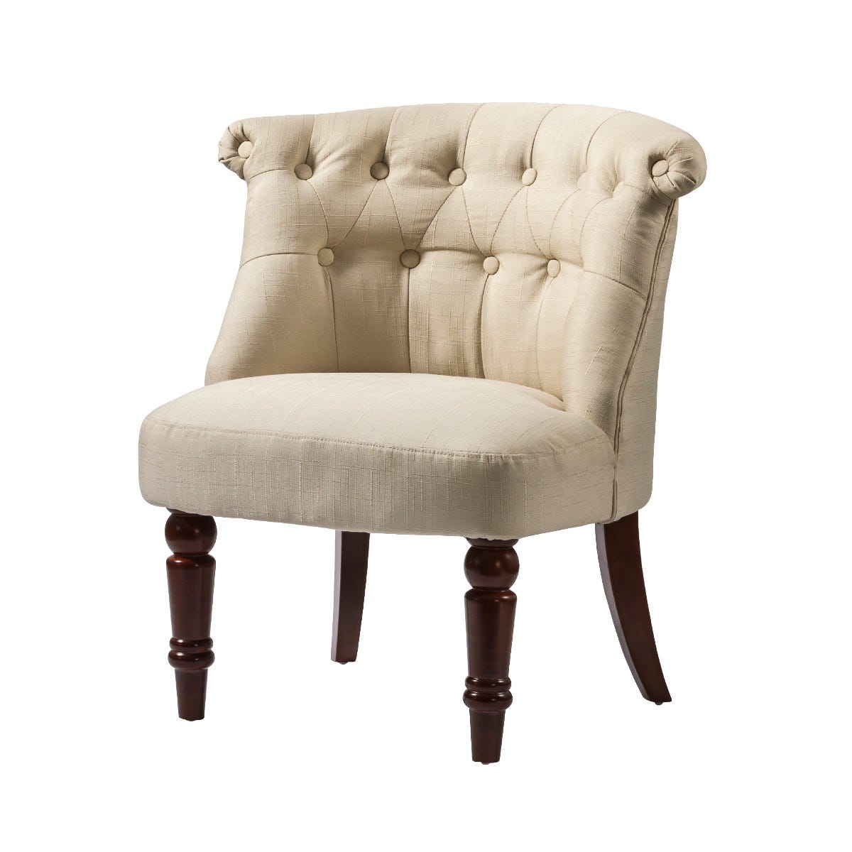 AyMa Home Alderwood Fabric Chair Beige