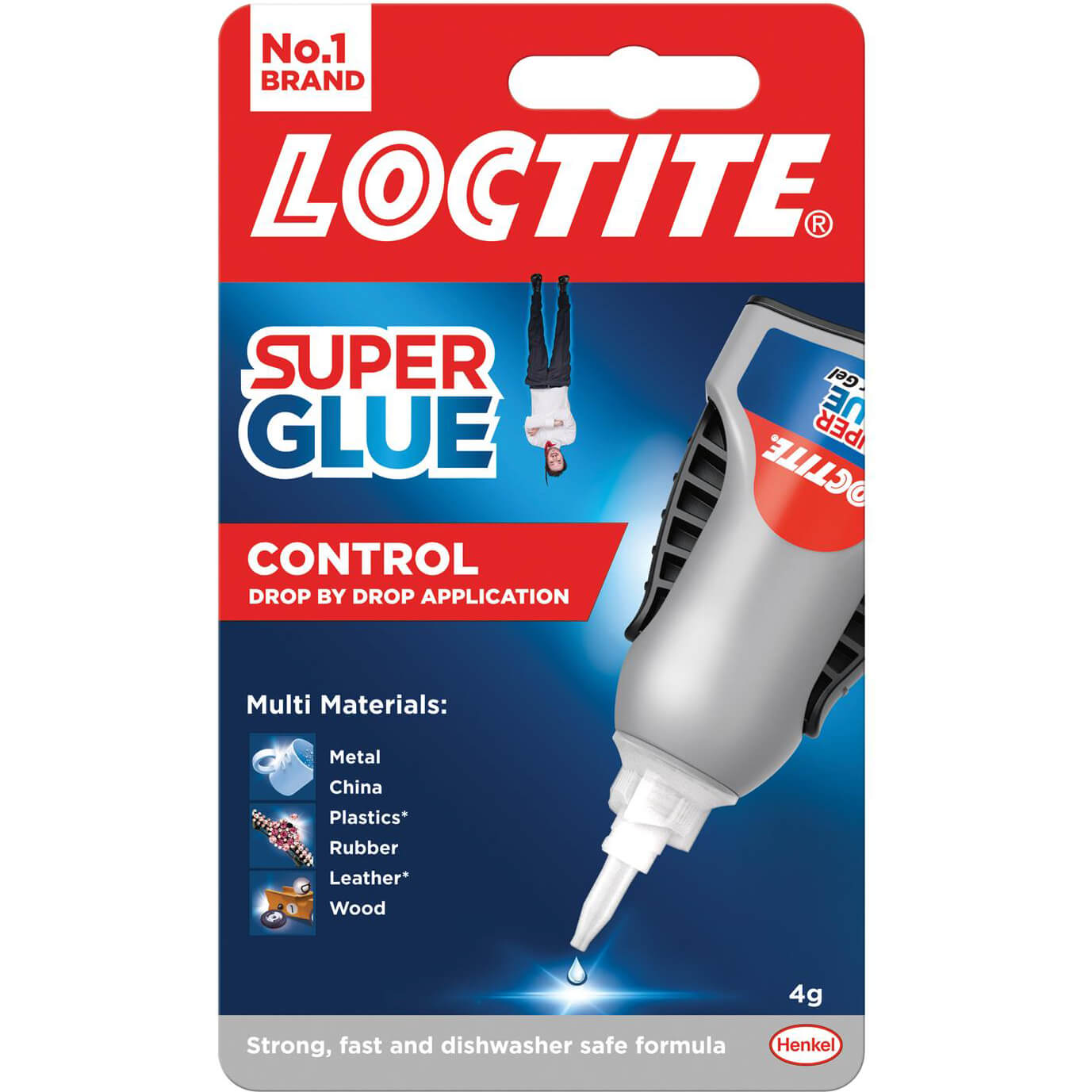 Loctite Super Glue Liquid Transparent Clear 4 g 2645671