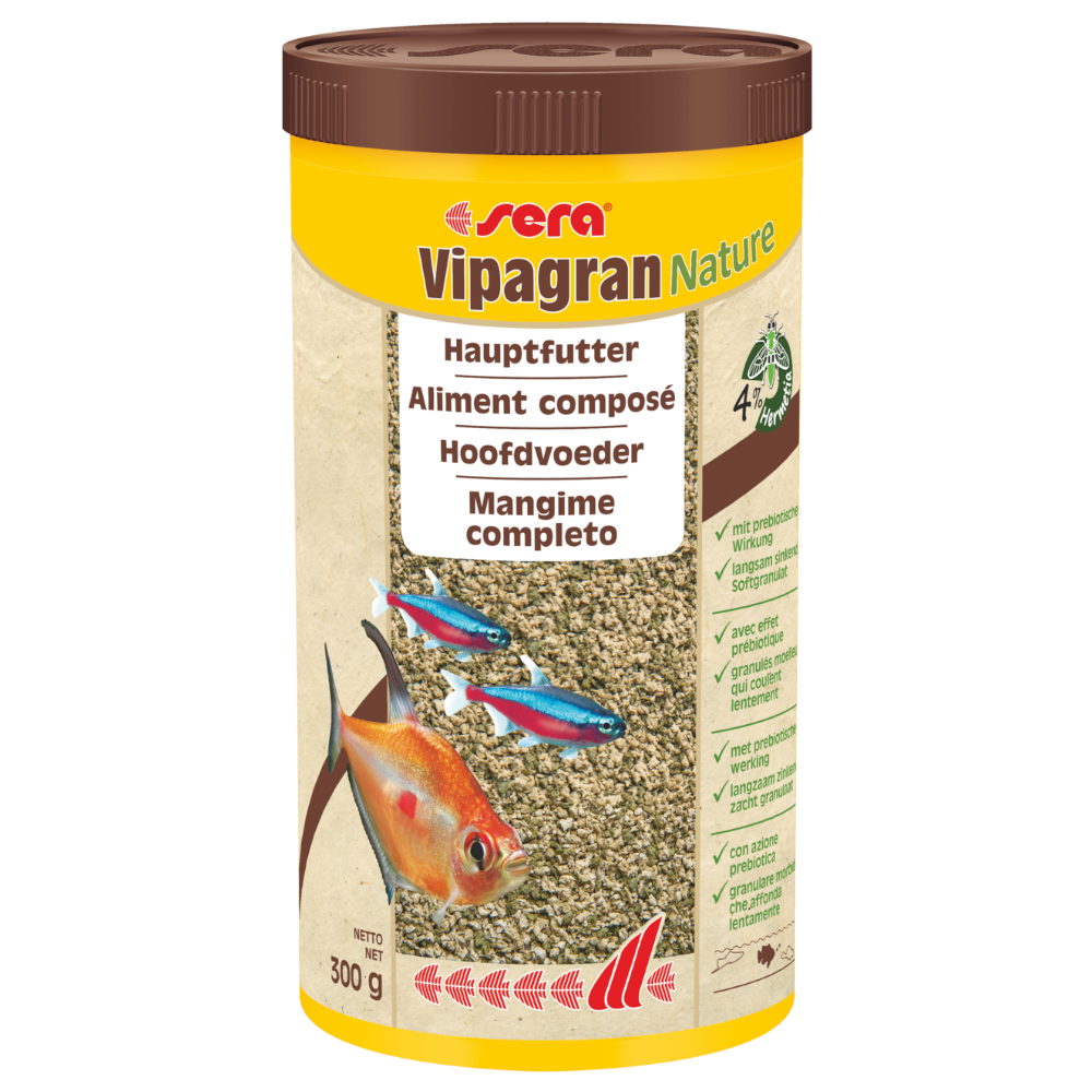 Sera  Vipagran Nature Mangime in granuli morbidi per pesci - 250 ml