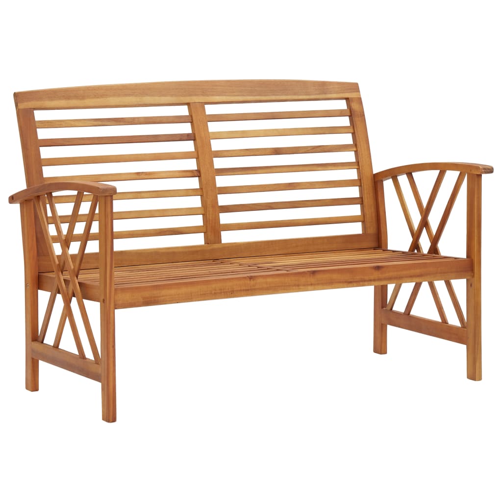 VidaXL Garden Bench 119 cm Solid Acacia Wood