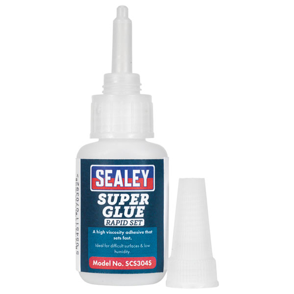 Sealey Adhesive Rapid Set High Viscosity Adhesive 20G Pack Of 20 Scs304