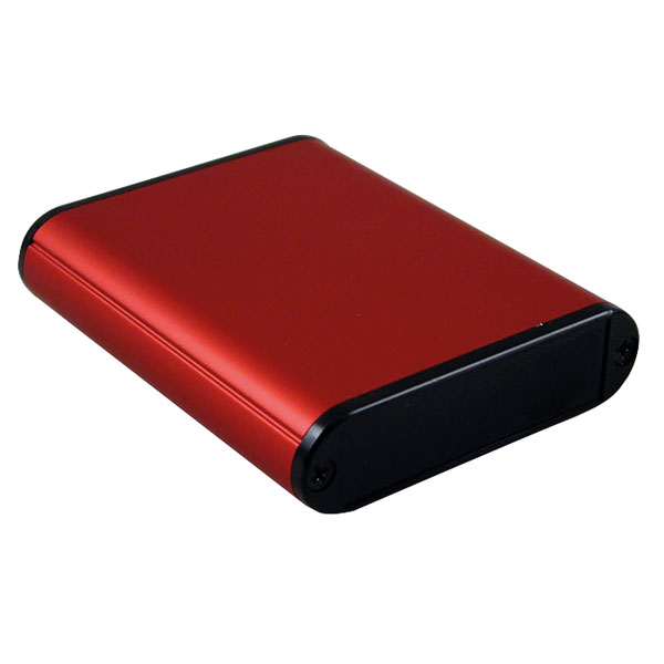 HAMMOND ELECTRONICS Hammond 1455A1202RD Aluminium Enclosure 100 x 70 x 12mm Red