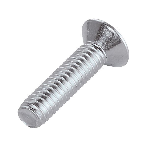 Vis à tête fraisée TOOLCRAFT 839910 20 pc(s) M2.5 8 mm tête fraisée 6 pans acier inoxydable N/A