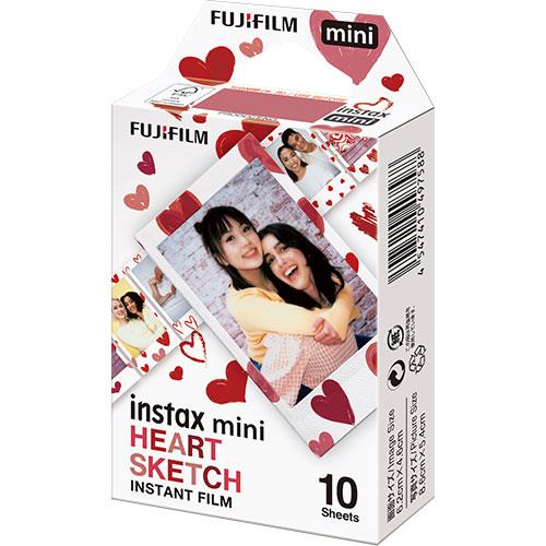 Fujifilm Instax Mini Heart Sketch Photo Film