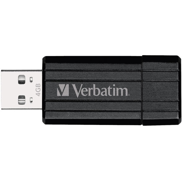 Verbatim USB Drive 16GB Pinstripe, black