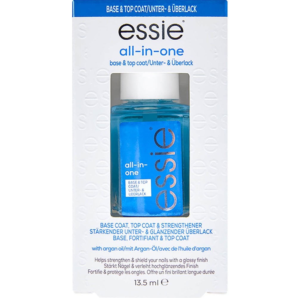Essie Nail Care All In One Nail Polish Base Coat & Top Coat-No Colour No Colour