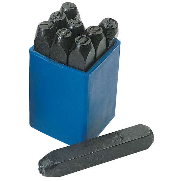  14 0 - 9 Number Stamp Set - Grey