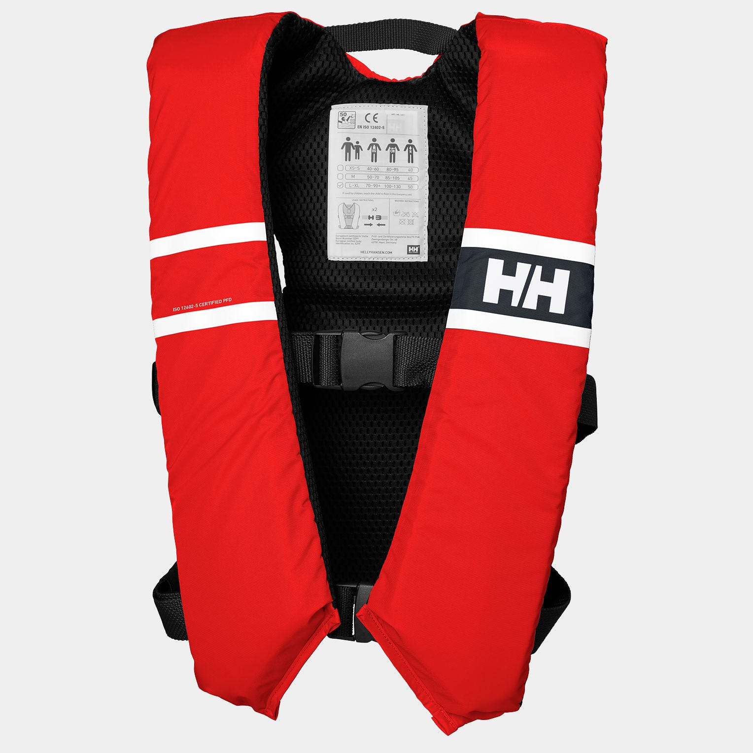Helly Hansen Unisex Comfort Compact 50n Life Vest Red 40/60KG