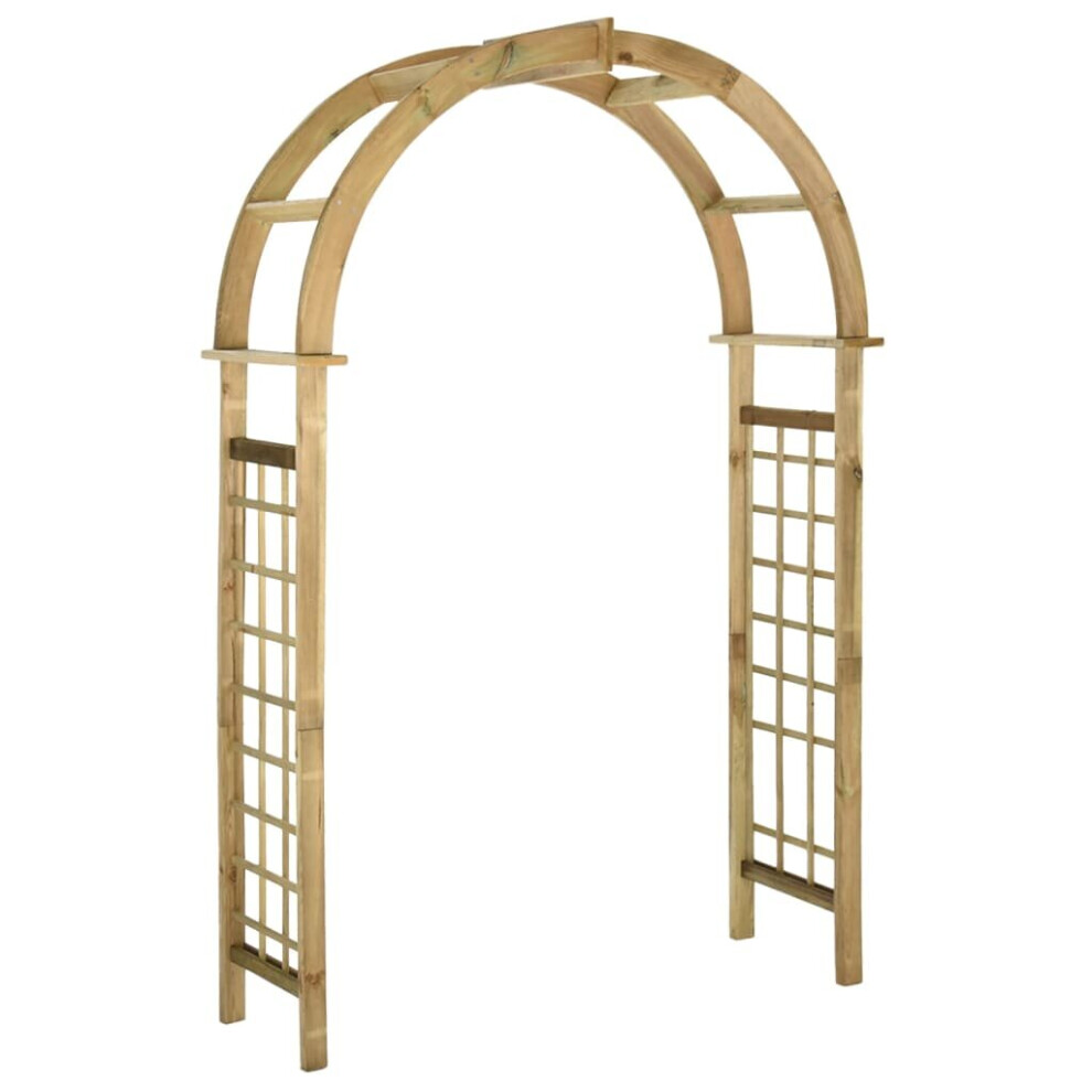 VidaXL Trellis Arch Green Impregnated Pinewood