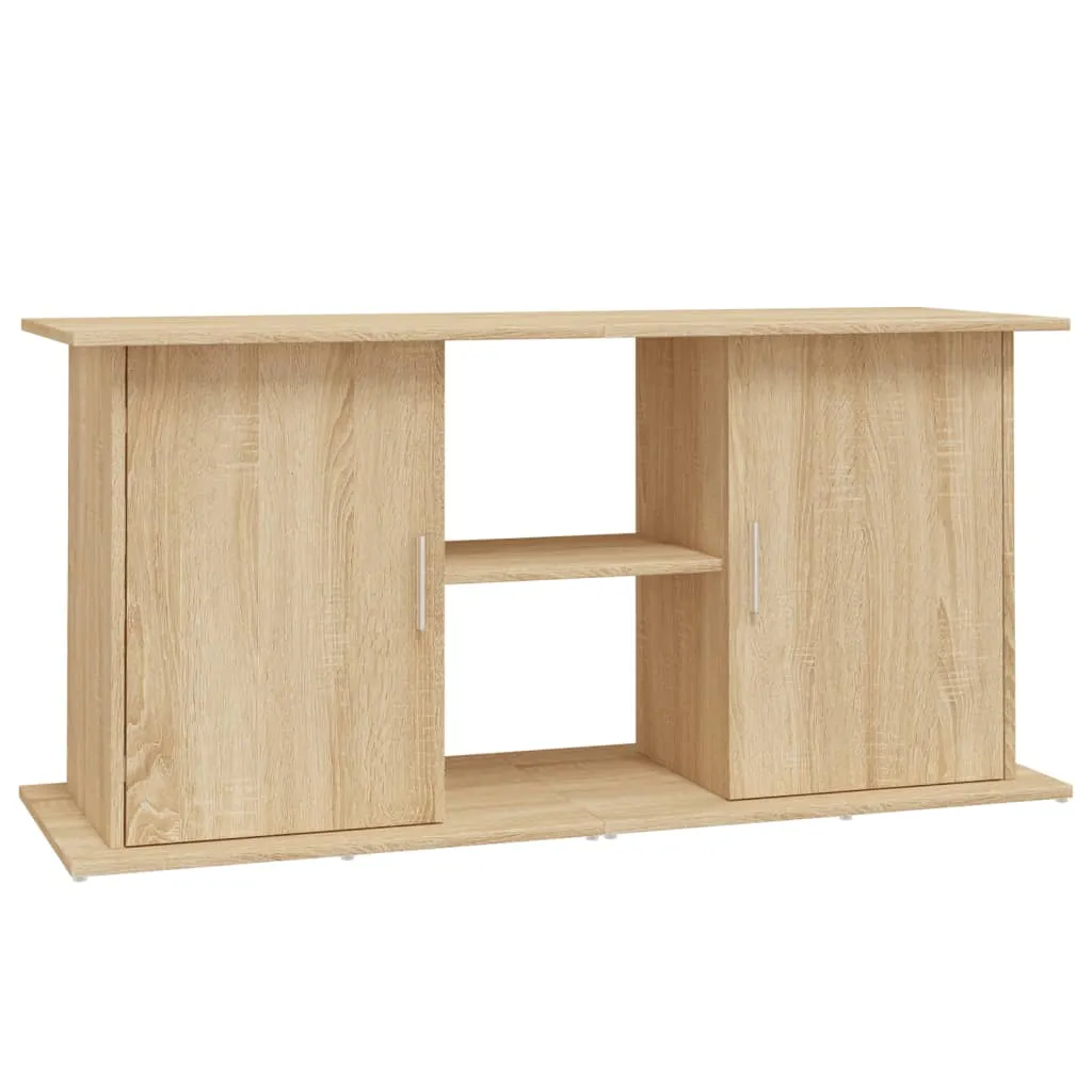VidaXL Aquarium Stand Sonoma Oak 121x41x58 cm Engineered Wood