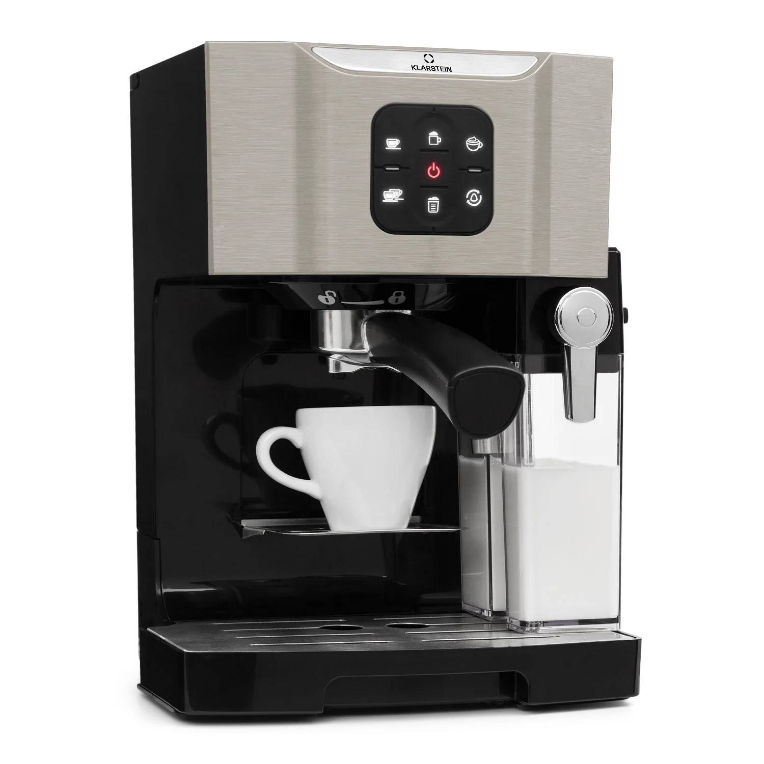 Klarstein 1.4L Espresso & Coffee Machine brown
