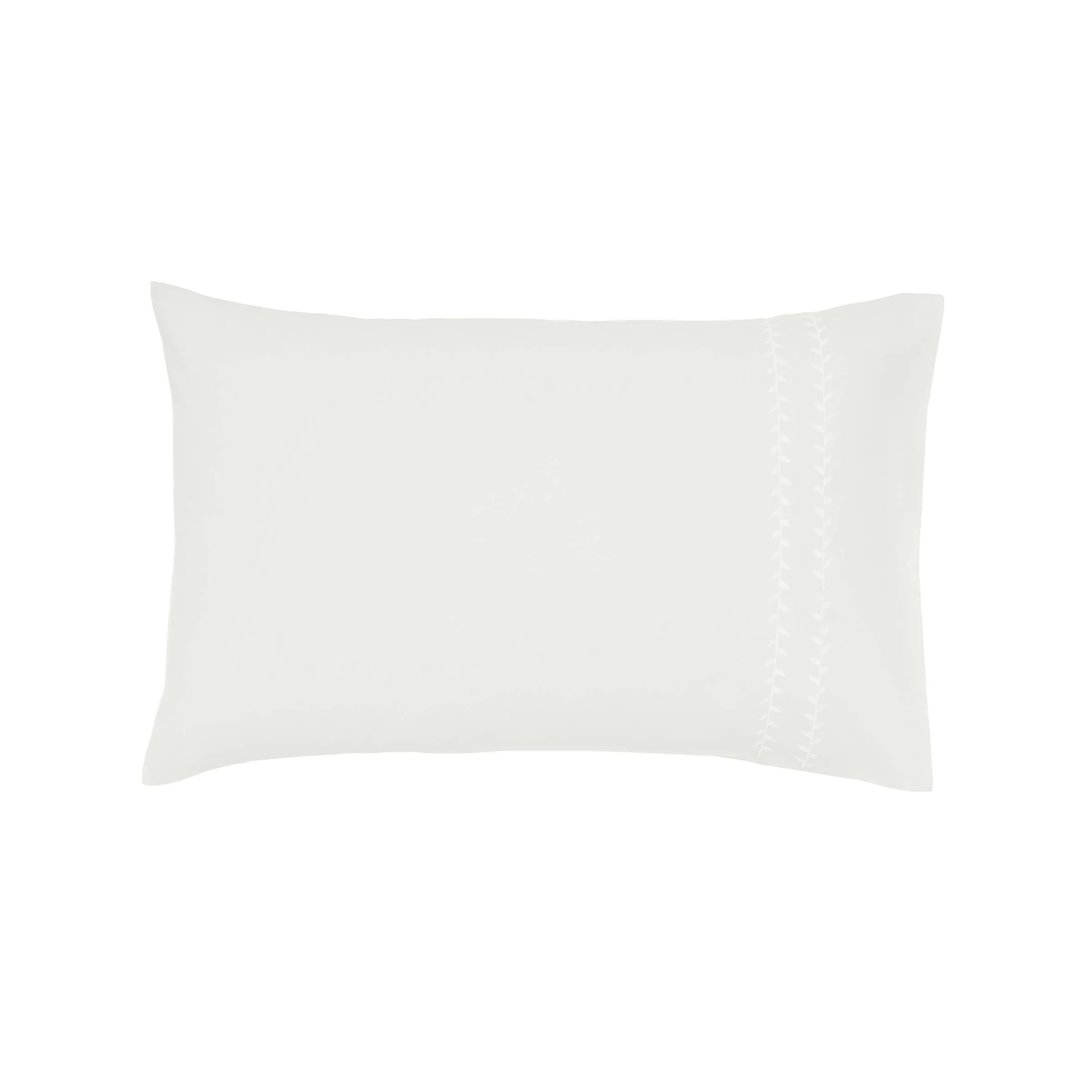 Murmur Esther Pair of Standard Pillowcases, White