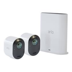 Arlo Ultra 2 4K Ultra HD WiFi Security Camera System - 2 Cameras, White, White