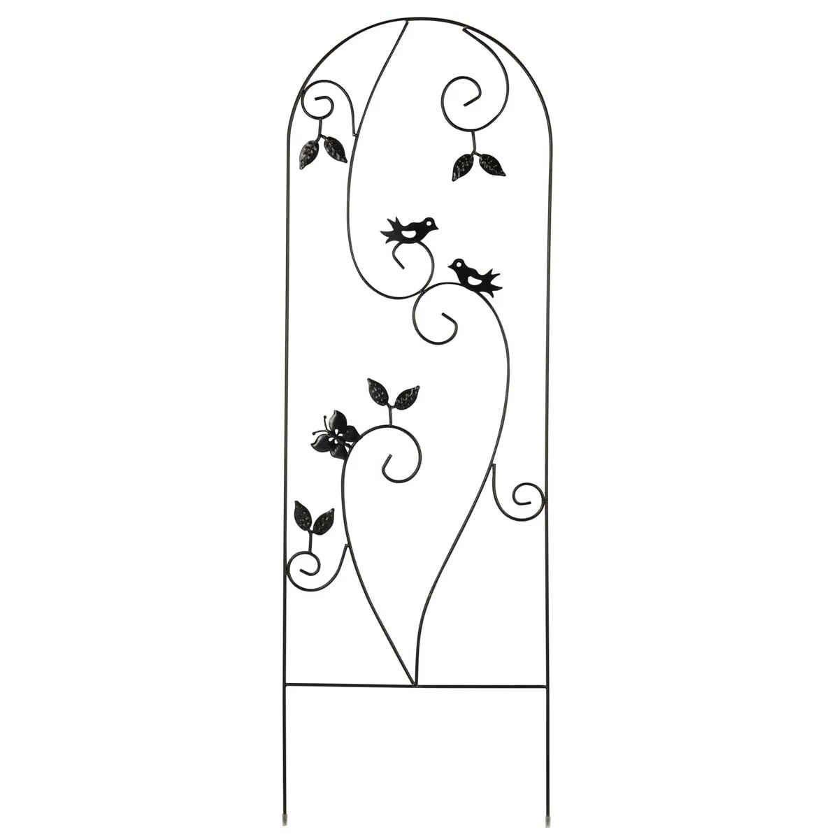 Garden Gear 1.2m Leaf Metal Plant Support