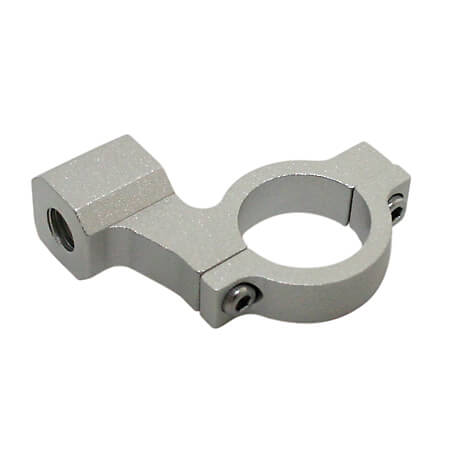 SHIN YO Mirror clamp with right-hand thread for CNC, silver, silver