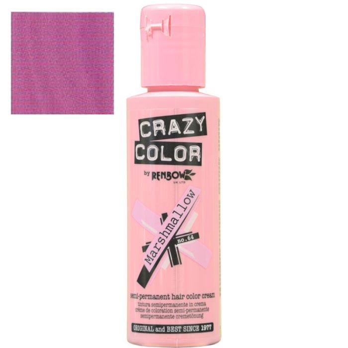 Crazy Color Semi Permanent Hair Colour Cream - Marshmallow 100ml