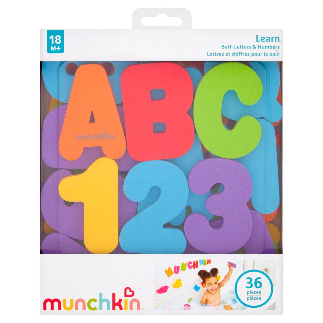 Munchkin 36 Bath Letters & Numbers