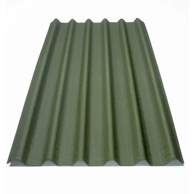 ONDULINE Green Bitumen Corrugated Roofing Sheet (L)2M (W)820mm (T)2.6mm