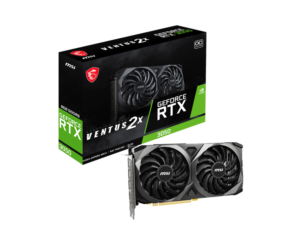 MSI Geforce Rtx 3050 Ventus 2x Oc 8gb Graphics Card