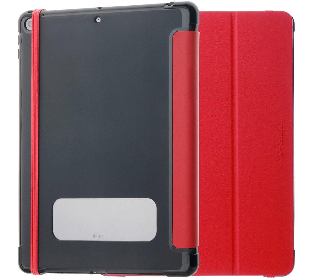  React 10.2" Ipad 7/8/9 Gen Smart Cover - Red & Black, Black,red
