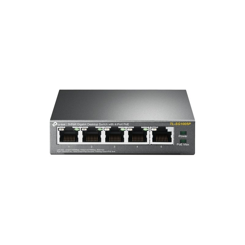 TP-LINK TL-SG1005P 5 Port Gigabit Desktop Switch