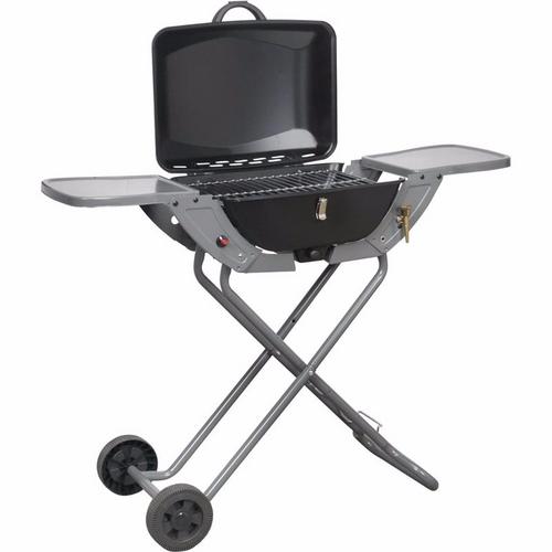 Crusader Portable Propane/Butane Folding Gas Barbecue With Wheels & Handle