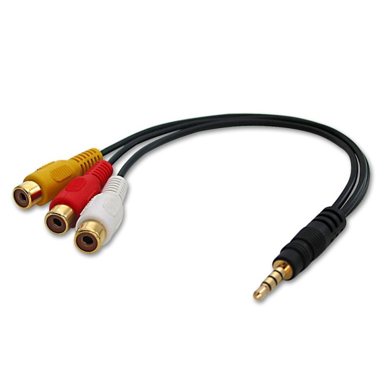 LINDY AV Adapter Cable - Stereo &amp; Composite Video